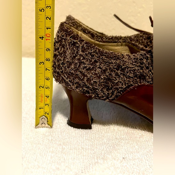 BALLY Italy Classic “GRACE” Leather Tie-Up Kitten Heel Shoes 6.5 M - Picture 7 of 10